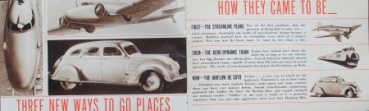DeSoto Airflow Modelprogram 1936 "Twentieth Century Travelog" Carbrochure (4678)